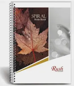 Spiral unruled 300 pages notebook 