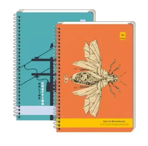 Spiral ruled 400 pages notebook 